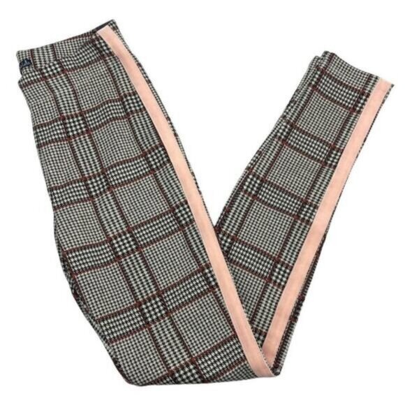 Abercrombie & Fitch Velvet Plaid Pull On Legging Small - Picture 3 of 8